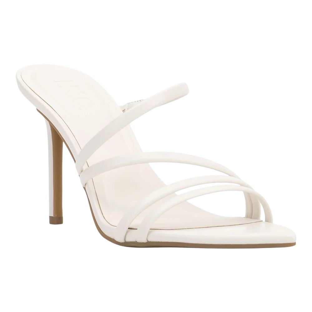 INC Women's Larmina High Heel Slip On Sandals White Size 11 - Picture 1 of 2